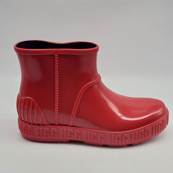 UGG Australia Mens Size 6 Drizlita Mini Ankle Boots Red - Picture 1 of 10